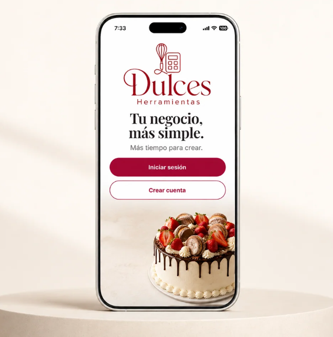 Dulces Herramientas | Costos, Stock, Pedidos, Presupuestos